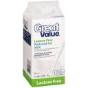 Great Value Lactose Free Reduced Fat Milk, 12gal