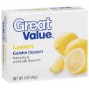 Great Value: Lemon Gelatin Dessert, 3 Oz