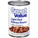 Great Value: Light Red Kidney Beans, 15.5 oz
