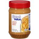 Great Value Peanut Butter Creamy,  28 oz