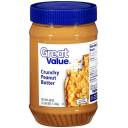 Great Value Peanut Butter Crunchy, 40 oz