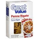 Great Value: Penne Rigate Pasta, 16 oz