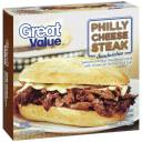 Great Value Philly Cheese Steak Sandwiches, 2ct