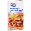 Great Value Philly Style Chicken Breast, 14 oz