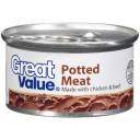 Great Value Potted Meat, 3 oz