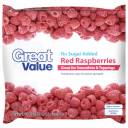 Great Value Red Raspberries, 12 oz