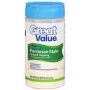 Great Value: Reduced Fat Parmesan Grated Cheese, 8 oz