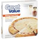 Great Value Rising Crust Pizza, Four Cheese Pizza, 28.2 oz