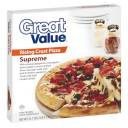 Great Value Rising Crust Supreme Pizza, 32.7 oz