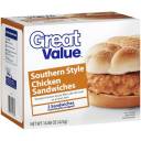 Great Value Southern Style Chicken Sandwiches, 2ct