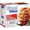 Great Value Spicy Chicken Sandwiches, 2ct