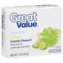 Great Value: Sugar Free Lime Gelatin Dessert, .3 Oz