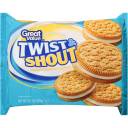 Great Value Twist & Shout Vanilla Sandwich Cookies, 15.5 oz