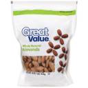 Great Value Whole Natural Almonds, 16 oz