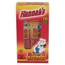 Hannah's Red Hot Sausage, 10 count, 7 oz