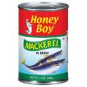 Honey Boy Mackerel in Brine, 15 oz