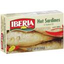 Iberia Lightly Smoked Hot Sardines In Soybean Oil, 4.3 oz