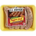 J.C. Potter Jalapeno & Pepper Jack Cheese Grilling Bratwurst Sausage, 5ct