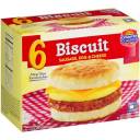 JCP Country Classics Sausage, Egg & Cheese Biscuits, 6 count, 24 oz