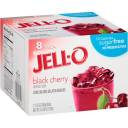 JELL-O Black Cherry Low Calorie Gelatin Snacks, 8 count, 25 oz