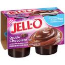 JELL-O Double Chocolate Sugar Free Reduced Calorie Pudding Snacks, 3.625 oz, 4 count