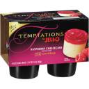 JELL-O Temptations Raspberry Cheesecake Cheesecake Snacks, 3.525 oz, 4 count