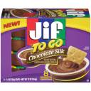 JIF Chocolate Silk Peanut Butter, 8 count