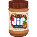 Jif Natural Crunchy Peanut Butter, 16 oz