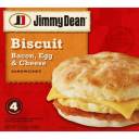 Jimmy Dean Bacon, Egg & Cheese Biscuit Sandwiches, 4 count, 14.4 oz