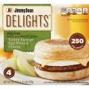 Jimmy Dean Delights Turkey Sausage, Egg White & Cheese Muffins, 4 count, 20.4 oz
