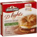 Jimmy Dean Delights Turkey Sausage Reduced Fat Croissant Breakfast Sandwich, 4ct