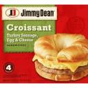 Jimmy Dean Turkey Sausage, Egg & Cheese Croissant Sandwiches, 4 count, 18 oz