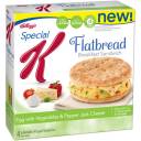 Kellogg's Special K Egg with Vegetables & Pepper Jack Cheese Flatbread Breakfast Sandwiches, 4 count