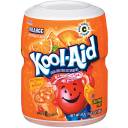 Kool-Aid Orange Sugar-Sweetened Caffeine Free Soft Drink Mix, 19 oz