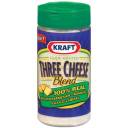 Kraft Grated Cheese: Three Cheese Blend 100% Real Parmesan, 8 oz