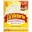 La Victoria Burrito Size Flour Tortillas, 8 count