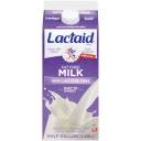 Lactaid 100% Lactose Free Fat Free Milk, .5 gal