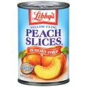 Libby's Yellow Cling Peach Slices In Heavy Syrup, 15.25 oz