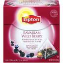 Lipton Bavarian Wild Berry Black Tea Pyramid Tea Bags, 20ct