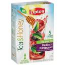 Lipton Beverage Tea & Honey Green Tea to Go Blackberry Pomegranate Iced Tea Mix, 0.14 oz, 10 count