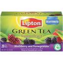 Lipton Superfruit Blackberry & Pomegranate Decaffeinated Green Tea, 20ct