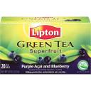 Lipton Superfruit Purple Acai & Blueberry Green Tea Beverage, 20ct