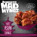 Mad Wings Boneless Sweet Asian Style Orange Chicken Wings, 16 oz