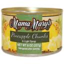 Mama Mary's Pineapple Chunks in Light Syrup, 8 oz