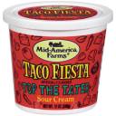 Mid-America Farms Taco Fiesta Top the Tater Sour Cream, 12 oz