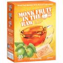 Monk Fruit In The Raw 100% Natural Zero Calorie Sweetener, 40 count, 1.12 oz