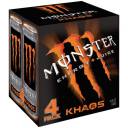 Monster Khaos Energy + Juice Drink, 16 fl oz, 4 count