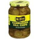 Mt. Olive Hamburger Dill Chips Pickles, 16 fl oz