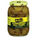 Mt. Olive Hamburger Dill Chips Pickles, 32 fl oz