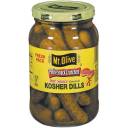Mt. Olive Petite Snack Crunchers Kosher Dills With Hot Sauce Pickles, 16 oz
